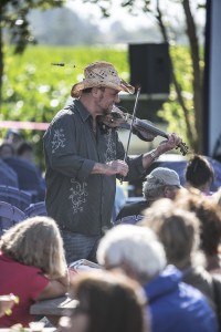 violinist playing