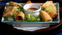 photo of spring rolls