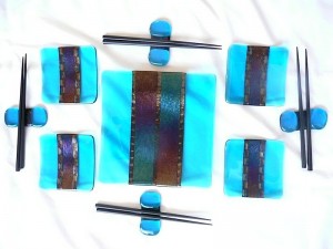 photo of fused glass